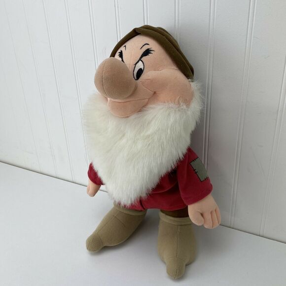Vintage Disney Snow White & Seven Dwarfs Grumpy Plush 13” - Picture 2 of 7